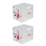 Maxbell 2pcs/set Acrylic Storage Drawer Rack Acrylic Organizer Tray Drawer