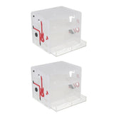 Maxbell 2pcs/set Acrylic Storage Drawer Rack Acrylic Organizer Tray Drawer