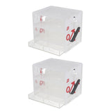 Maxbell 2pcs/set Acrylic Storage Drawer Rack Acrylic Organizer Tray Drawer