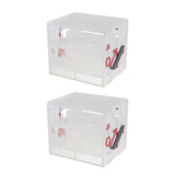 Maxbell 2pcs/set Acrylic Storage Drawer Rack Acrylic Organizer Tray Drawer