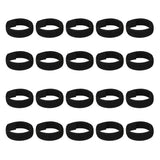 Maxbell 8x Chicken Collar Anti Crow Rooster Collar Poultry Chicken Supplies Black