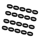 Maxbell 8x Chicken Collar Anti Crow Rooster Collar Poultry Chicken Supplies Black