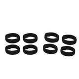 Maxbell 8x Chicken Collar Anti Crow Rooster Collar Poultry Chicken Supplies Black