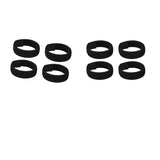 Maxbell 8x Chicken Collar Anti Crow Rooster Collar Poultry Chicken Supplies Black