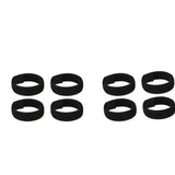 Maxbell 8x Chicken Collar Anti Crow Rooster Collar Poultry Chicken Supplies Black