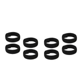 Maxbell 8x Chicken Collar Anti Crow Rooster Collar Poultry Chicken Supplies Black