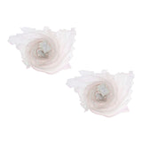 Maxbell 2pcs LED Isis Wing Glow Light Up Belly Dance Costume with Sticks Performance