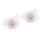 Maxbell 2pcs LED Isis Wing Glow Light Up Belly Dance Costume with Sticks Performance