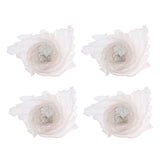 Maxbell 4pcs LED Isis Wing Glow Light Up Belly Dance Costume with Sticks Performance