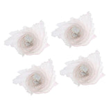 Maxbell 4pcs LED Isis Wing Glow Light Up Belly Dance Costume with Sticks Performance