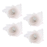 Maxbell 4pcs LED Isis Wing Glow Light Up Belly Dance Costume with Sticks Performance