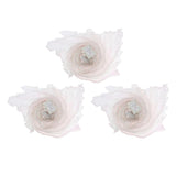 Maxbell 3pcs LED Isis Wing Glow Light Up Belly Dance Costume with Sticks Performance