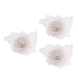 Maxbell 3pcs LED Isis Wing Glow Light Up Belly Dance Costume with Sticks Performance