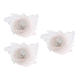 Maxbell 3pcs LED Isis Wing Glow Light Up Belly Dance Costume with Sticks Performance