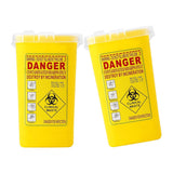 Maxbell 2x Sharps Container Biohazard Needle Disposal  Tattoo Waste Bin 1L