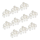 Maxbell 100x Party Skull Polystyrene Foam Oraments DIY Decors Scray Hanging Props