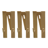 Maxbell 3x Hand Fan Display Stands Bamboo Chinese Folding Fan Holder Base Adjustable