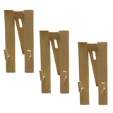 Maxbell 3x Hand Fan Display Stands Bamboo Chinese Folding Fan Holder Base Adjustable