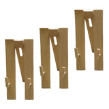 Maxbell 3x Hand Fan Display Stands Bamboo Chinese Folding Fan Holder Base Adjustable