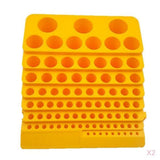 Maxbell 2xUniversal Drill Bits Organizer Storage Case Rotary Tool Rack 84Hole