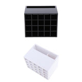 Maxbell 2 Pcs 20 Slots Desk Lipstick Holder Display Cosmetic Organizer Makeup Case