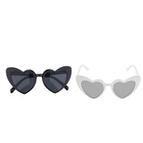 Maxbell 2 Pair Heart Shaped Sunglasses Women Party Eyewear Eyeglasses Fashion Shades