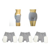 Maxbell 3Pcs Hip Fractures Protector Pant Support Shield Fall Prevention for Elderly