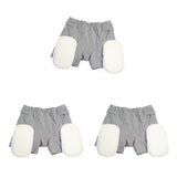 Maxbell 3Pcs Hip Fractures Protector Pant Support Shield Fall Prevention for Elderly