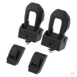 Maxbell 4x Original Hood Latch Hood Catch for 2007-2018 Jeep Wrangler JL