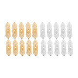 Maxbell 20pcs Dreadlocks Hair Tubes Beads DIY Braiding Clips Beard Pendants Charms