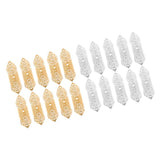 Maxbell 20pcs Dreadlocks Hair Tubes Beads DIY Braiding Clips Beard Pendants Charms