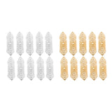 Maxbell 20pcs Dreadlocks Hair Tubes Beads DIY Braiding Clips Beard Pendants Charms