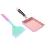 Maxbell Non-Stick 5"x7" Fry Pan Tamagoyaki Steak Skillet with 4.7" Silicone Turner