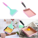 Maxbell Non-Stick 5"x7" Fry Pan Tamagoyaki Steak Skillet with 4.7" Silicone Turner