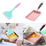 Maxbell Non-Stick 5"x7" Fry Pan Tamagoyaki Steak Skillet with 4.7" Silicone Turner