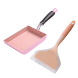 Maxbell Aluminum Non-stick Fry Pan Omelette Skillet with Silicone Spatula Turner Kit