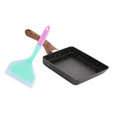 Maxbell Aluminum Non-stick Fry Pan Tamagoyaki Steak Skillet with Spatula