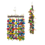 Maxbell 2pcs Bird Chew Toy Parrot Cage Hanging Toys For Parakeets Cockatiels Conures