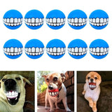 Maxbell 10x Cute Dog Balls Chew Toy Sound Toys Chew Toys For Small Medium Dog Puppy