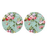 Maxbell 2pcs Waterproof Table Cover Kitchen Tablecloth 47" Reusable Floral Pattern