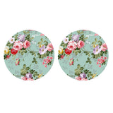 Maxbell 2pcs Waterproof Table Cover Kitchen Tablecloth 47" Reusable Floral Pattern