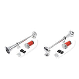 Maxbell 12V Single Electric Pump Trumpet Air Horn Kit for Car Truck Van Boat 2x
