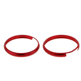 Maxbell 45cm 2x Smart Key Fob Protective Ring Cover For   Red