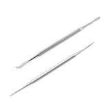 Maxbell Stainless Steel Ingrown Toenails Double Sided Pedicure Foot Care Tools 2pcs