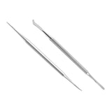 Maxbell Stainless Steel Ingrown Toenails Double Sided Pedicure Foot Care Tools 2pcs