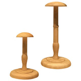 Maxbell Wooden Hat Rack Cap/Wig Holder Freestanding Display Storage Styling Stand 2x