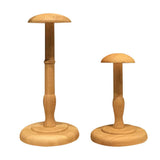 Maxbell Wooden Hat Rack Cap/Wig Holder Freestanding Display Storage Styling Stand 2x