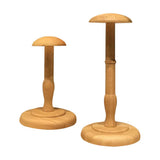 Maxbell Wooden Hat Rack Cap/Wig Holder Freestanding Display Storage Styling Stand 2x
