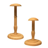 Maxbell Wooden Hat Rack Cap/Wig Holder Freestanding Display Storage Styling Stand 2x