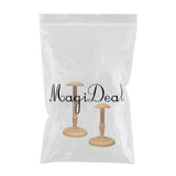 Maxbell Wooden Hat Rack Cap/Wig Holder Freestanding Display Storage Styling Stand 2x